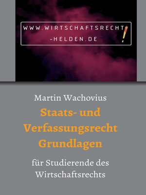 cover image of Staats- und Verfassungsrecht Grundlagen